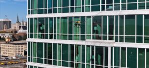 drone window cleaning