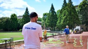 drone pressure washing